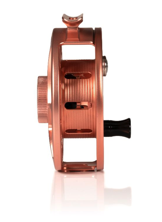 Arbor view of Hatch Iconic Fly Reel 5 Plus Penny Dropper Mid Arbor