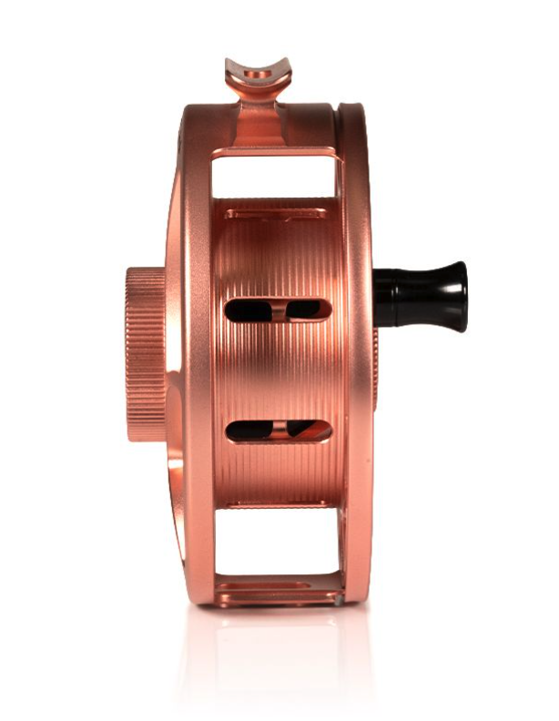 Arbor view of Hatch Iconic Fly Reel 7 Plus Penny Dropper Large Arbor