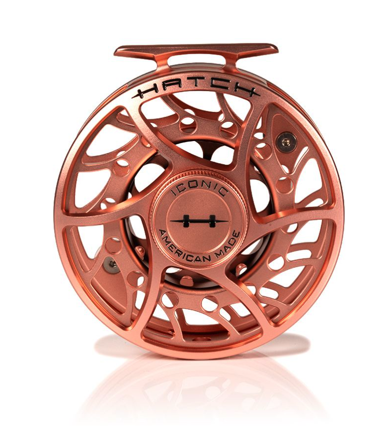 Back of Hatch Iconic Fly Reel 9 Plus Penny Dropper