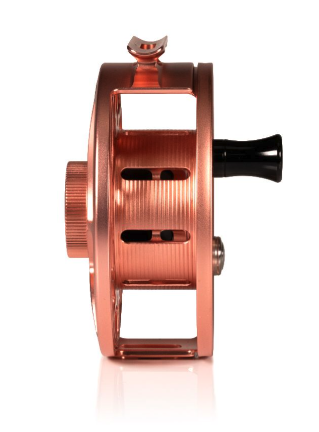 Arbor view of Hatch Iconic Fly Reel 9 Plus Penny Dropper