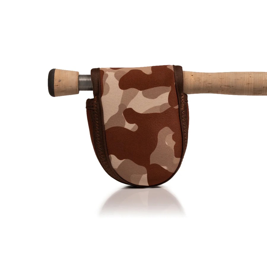 Hatch reel cover for fly fishing travel, storage, and boat bag organization