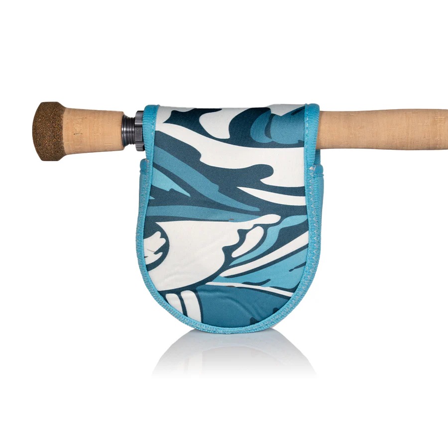 Hatch custom reel pouch with padded side coverage for fly fishing gear storage