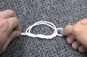 Tying a Surgeon's Knot