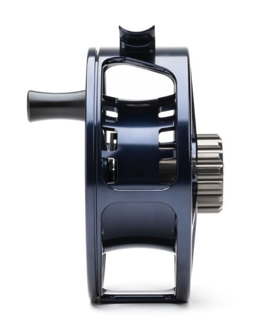 Arbor view of Lamson Guru X HD Fly Reel Blue Steel