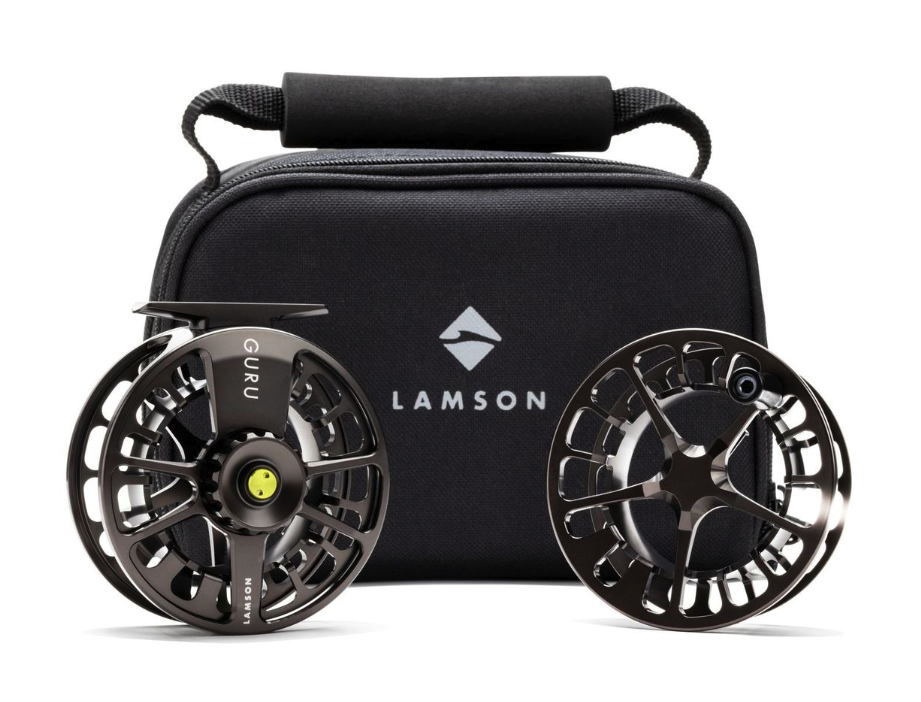 Lamson Guru X Fly Reel 2-Pack Halo with case