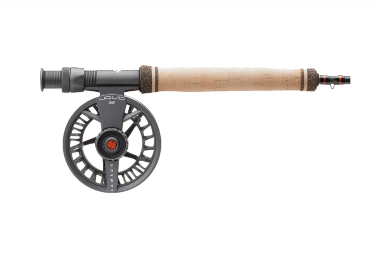 Complete Lamson Liquid outfit, designed for durability and precision, ideal for anglers at any skill level