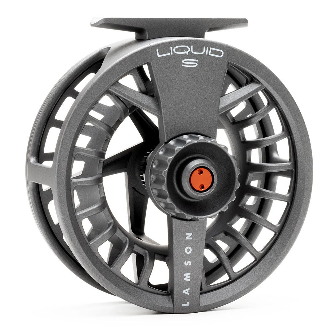 Frame side view of the Lamson Liquid S-Series HD Reel