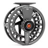 Frame side view of the reel that is included with the Lamson Liquid S-Series HD Reel 3-Pack