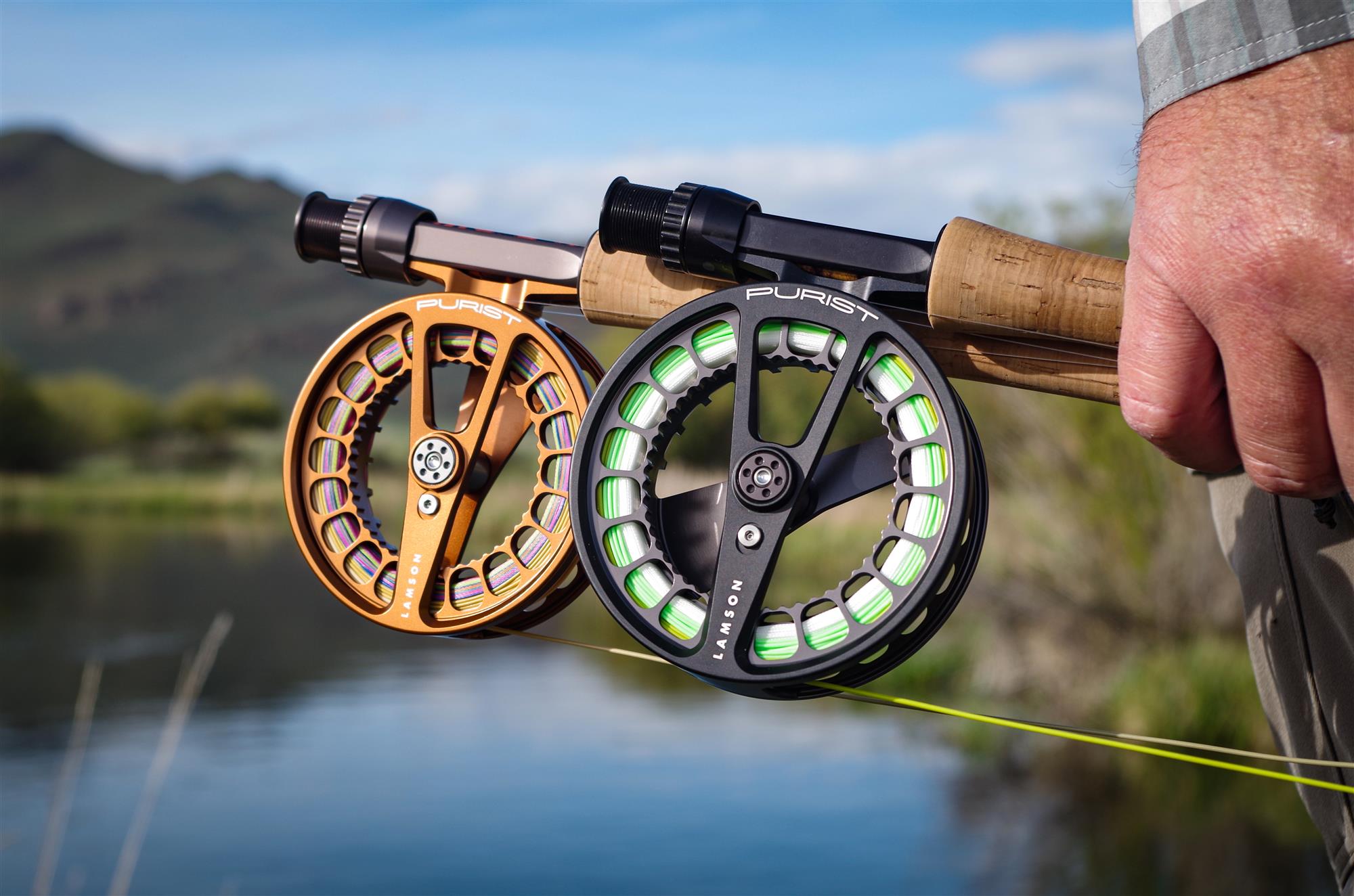 Click and pawl made in USA fly reels online.