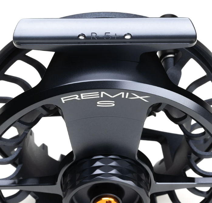 The Lamson Remix S-Series HD reel is a full cage reel that works well with two hand rods
