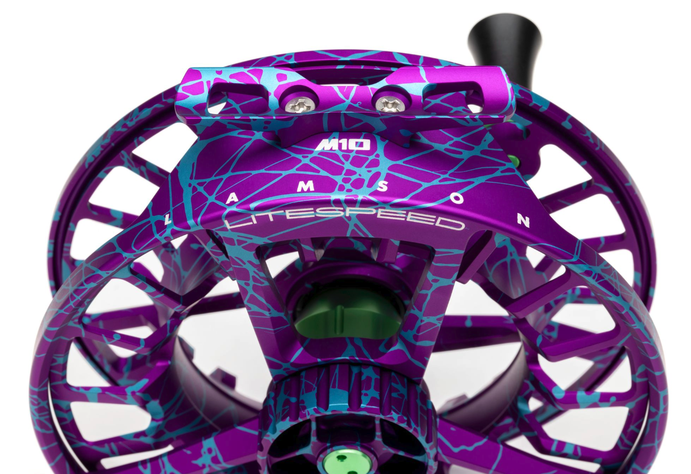 Reel foot view of Lamson Litespeed M Wild Child Fly Reel
