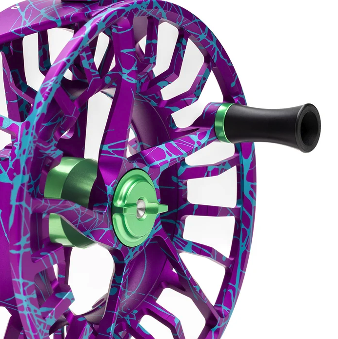 Spool lock detail of Lamson Litespeed M Wild Child Edition Fly Reel