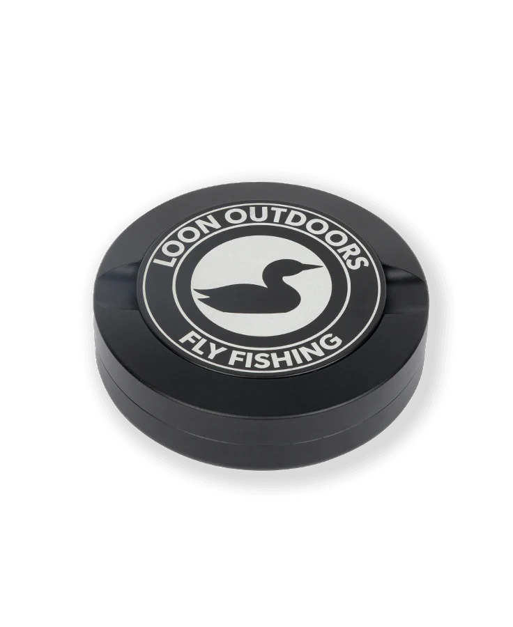 Loon Fly Tyn pocket-sized waterproof fly container top view