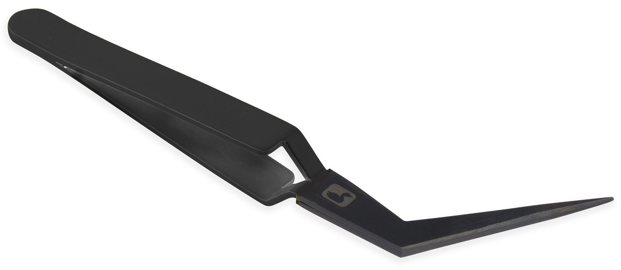 Ergonomic Loon Mini D-Loop Tweezer with self-locking design for fly fishing flies