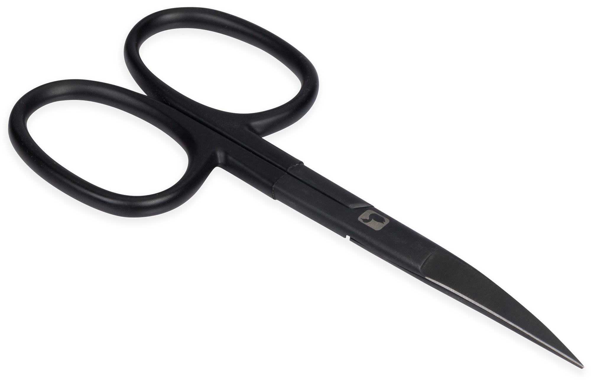 High-quality Loon Ergo Hair Scissors with stainless steel blades, perfect for accurate cuts on fly tying materials.