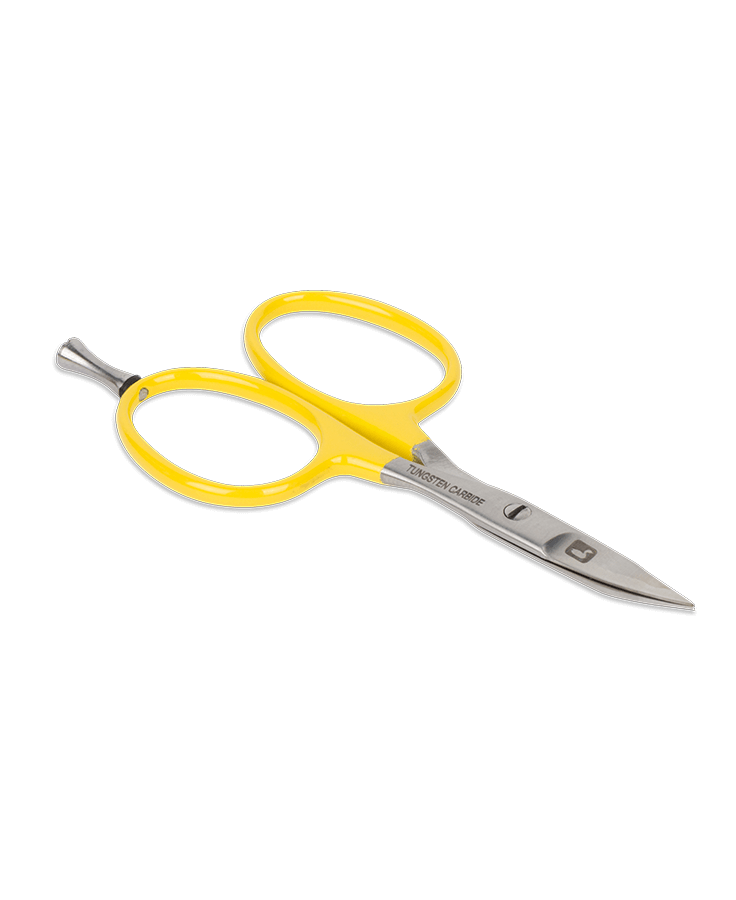 Loon Tungsten Carbide Curved All Purpose Scissors w/ Precision Peg