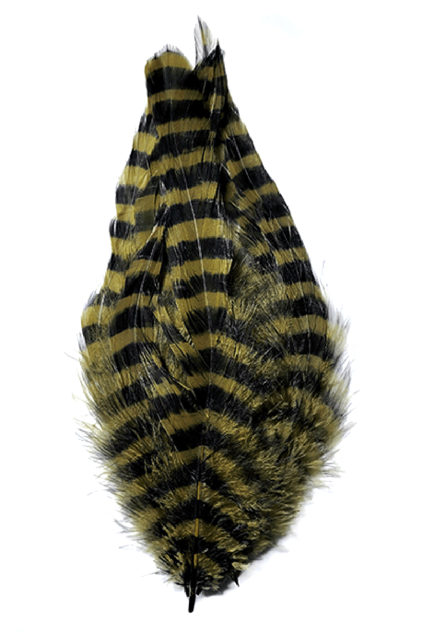 High-grade barred schlappen feathers by Montana Fly Company for superior fly tying results