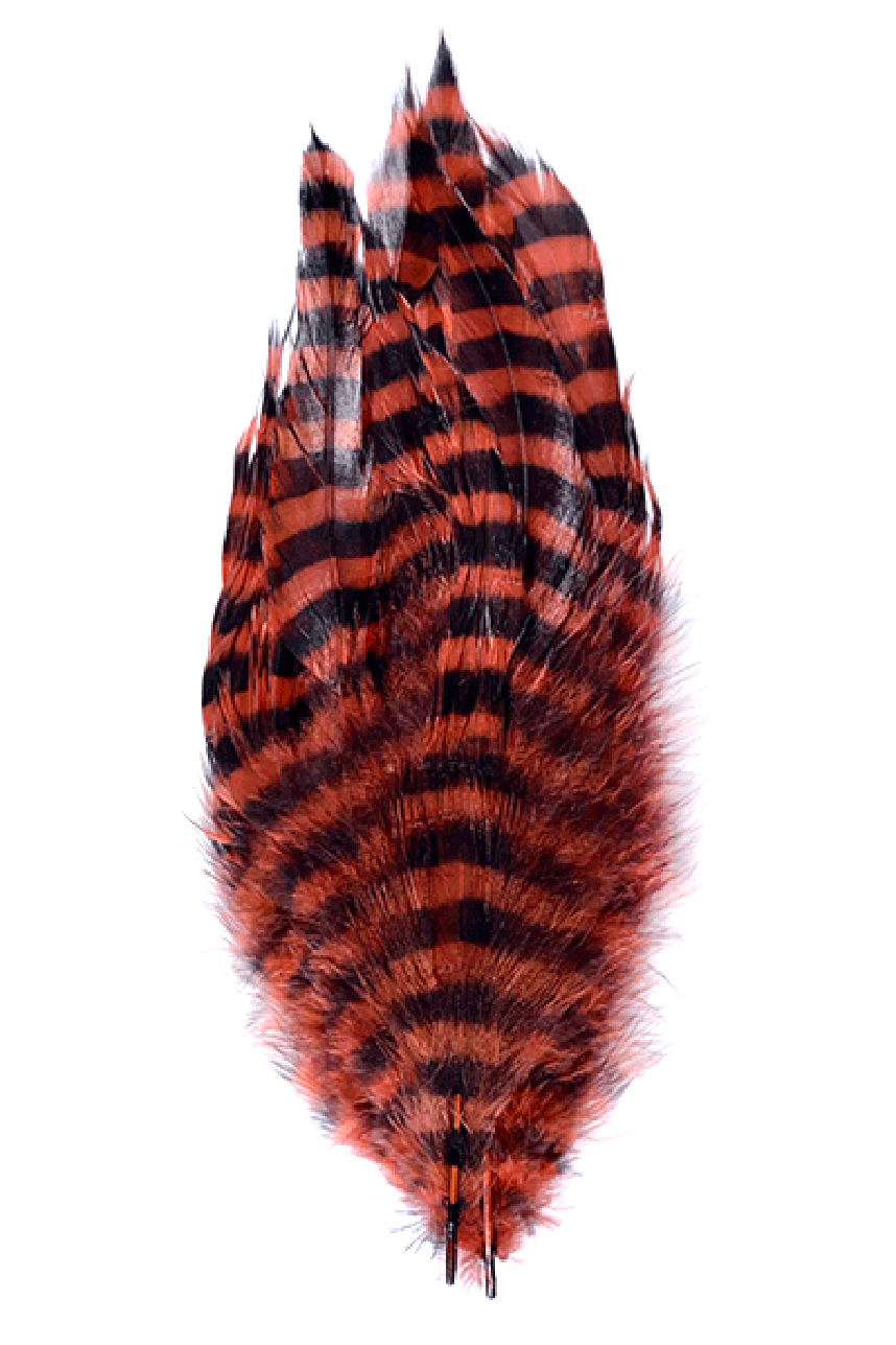 Versatile barred schlappen from Montana Fly Company, for creating effective fishing flies