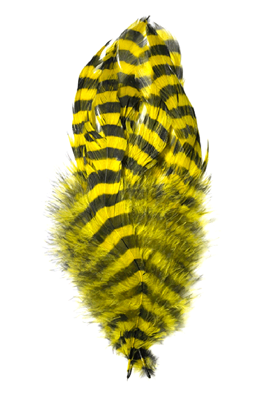 Montana Fly Company's premium barred schlappen, top choice for crafting high-quality flies.
