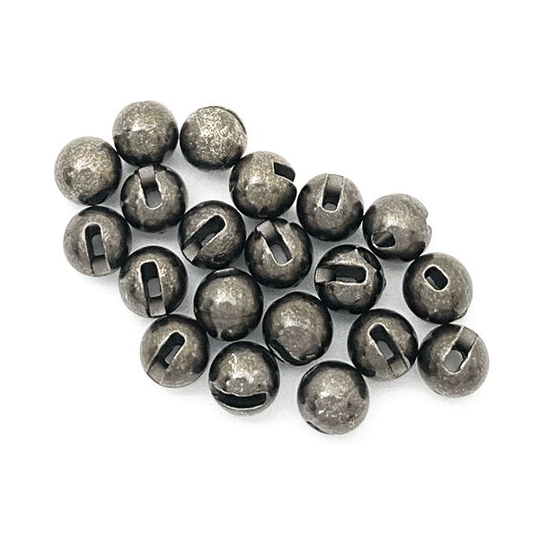 Black nickel Montana Fly Company slotted tungsten beads for jig hook fly tying patterns