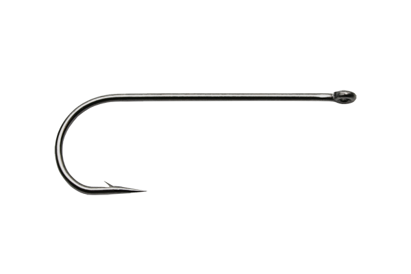 Wide Gap Streamer Fly Hook features a straight eye, 3X-long shank, wide gap, and black nickel finish—ideal for articulated and l