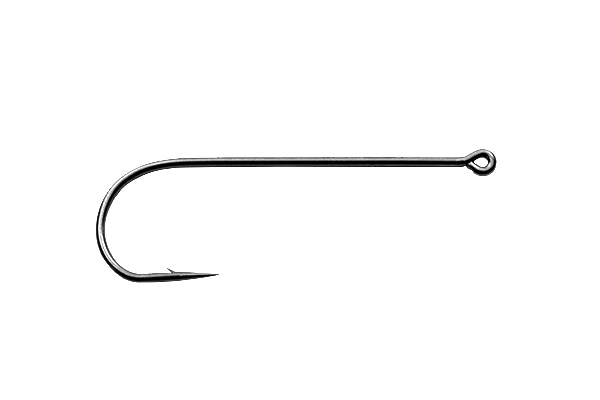 Vertical Eye Streamer Fly Hook features a wide gap, 3X-long shank, heavy wire, and vertical ring eye—ideal for articulated strea