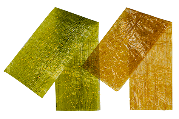 MFC Medallion Sheeting Gen 2 Amber and Olive colors together