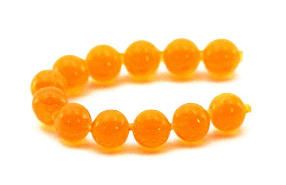 Fly tying materials for steelhead egg flies.