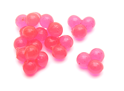 Fly tying eggs for steelhead fishing.