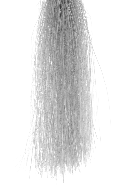 Hank of Senyo's Shadow Fiber colored grey