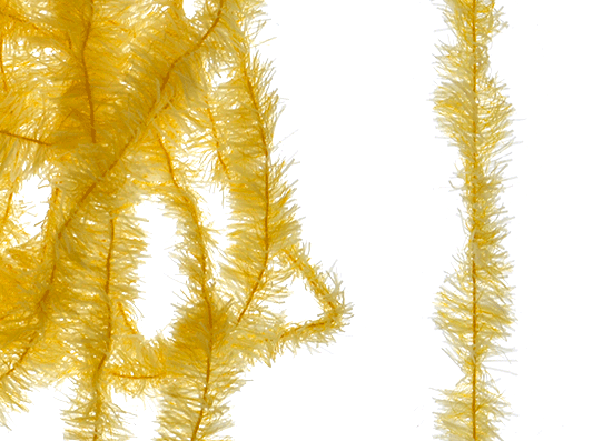 Matte chenille for fly tying.