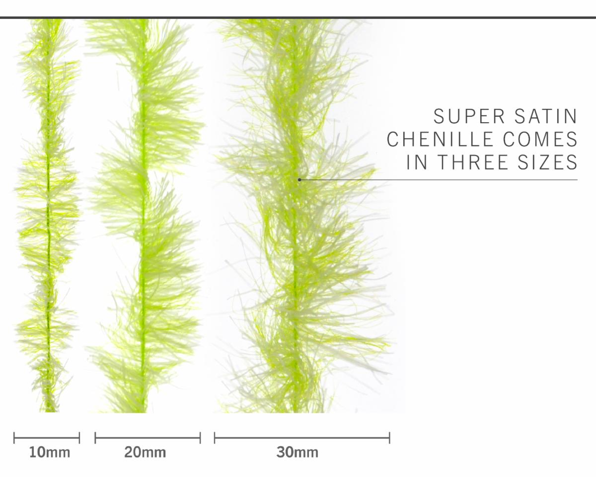 Order Senyo's Super Satin Chenille fly tying chenille online.