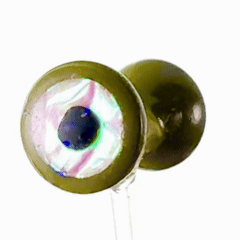 Gif of  MFC Tungsten Sparkle Dumbbell Eyes rotating