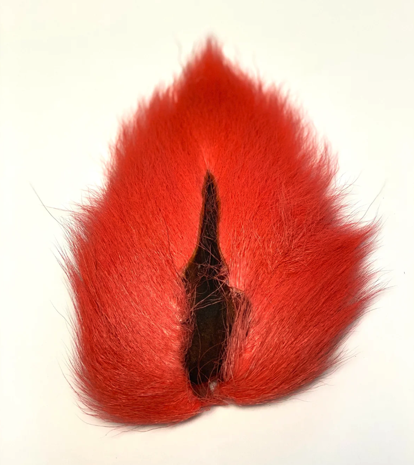 Marabou Brothers Bucktail El Presidente Grade Coral color fly tying material