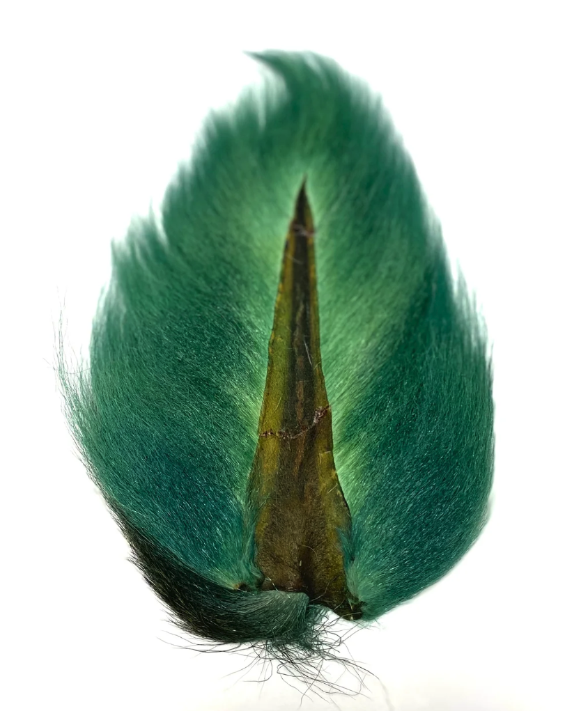 Marabou Brothers Bucktail El Presidente Grade Country Green color fly tying material