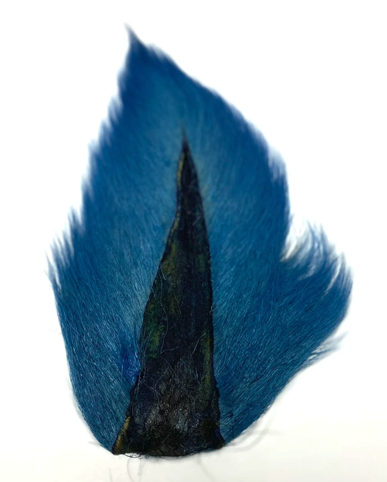 Marabou Brothers Bucktail El Presidente Grade Dark Country Blue color fly tying material