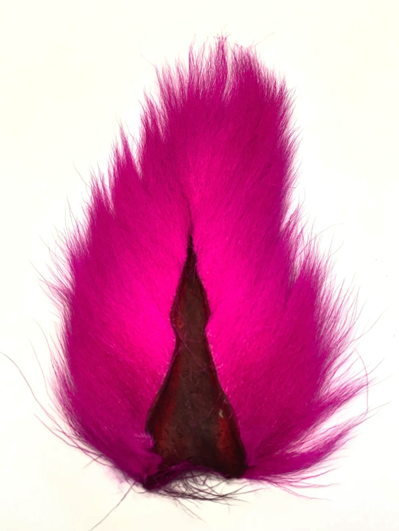 Marabou Brothers Bucktail Gentleman's Grade Fl Fuchsia color fly tying material