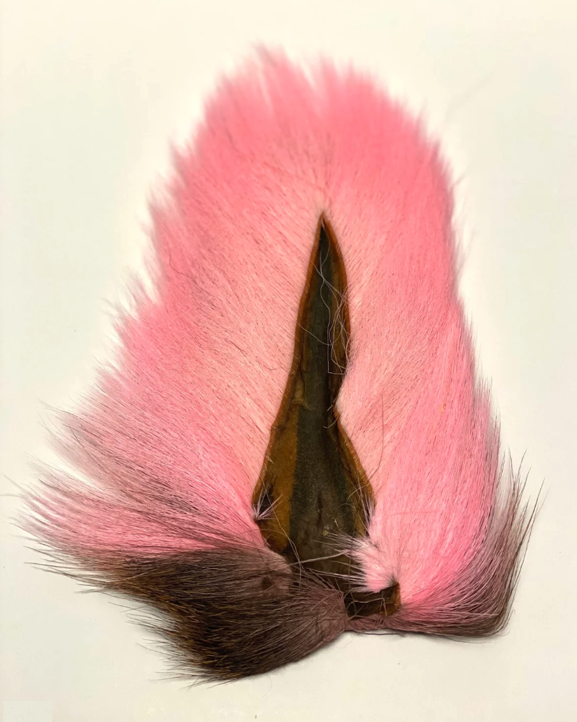 Marabou Brothers Bucktail El Presidente Grade Fl Light Pink color fly tying material