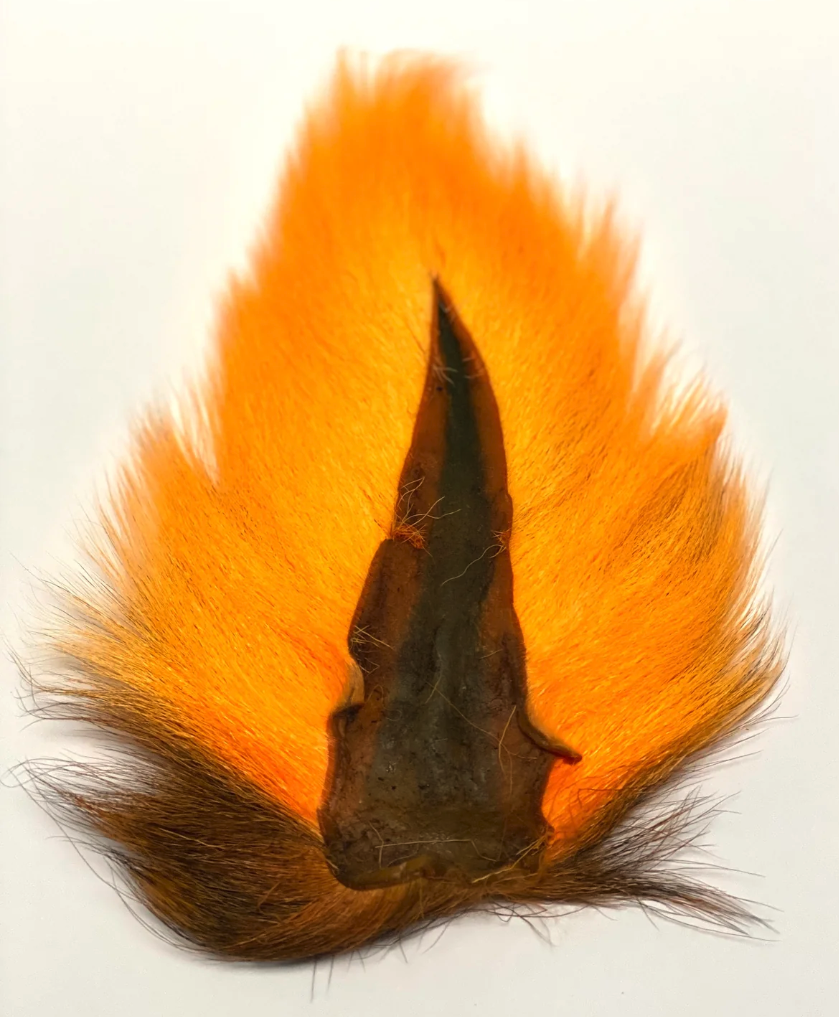 Marabou Brothers Bucktail El Presidente Grade Fl Orange color fly tying material