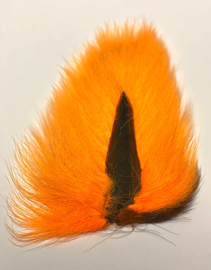 Marabou Brothers Bucktail El Presidente Grade Light Orange color fly tying material