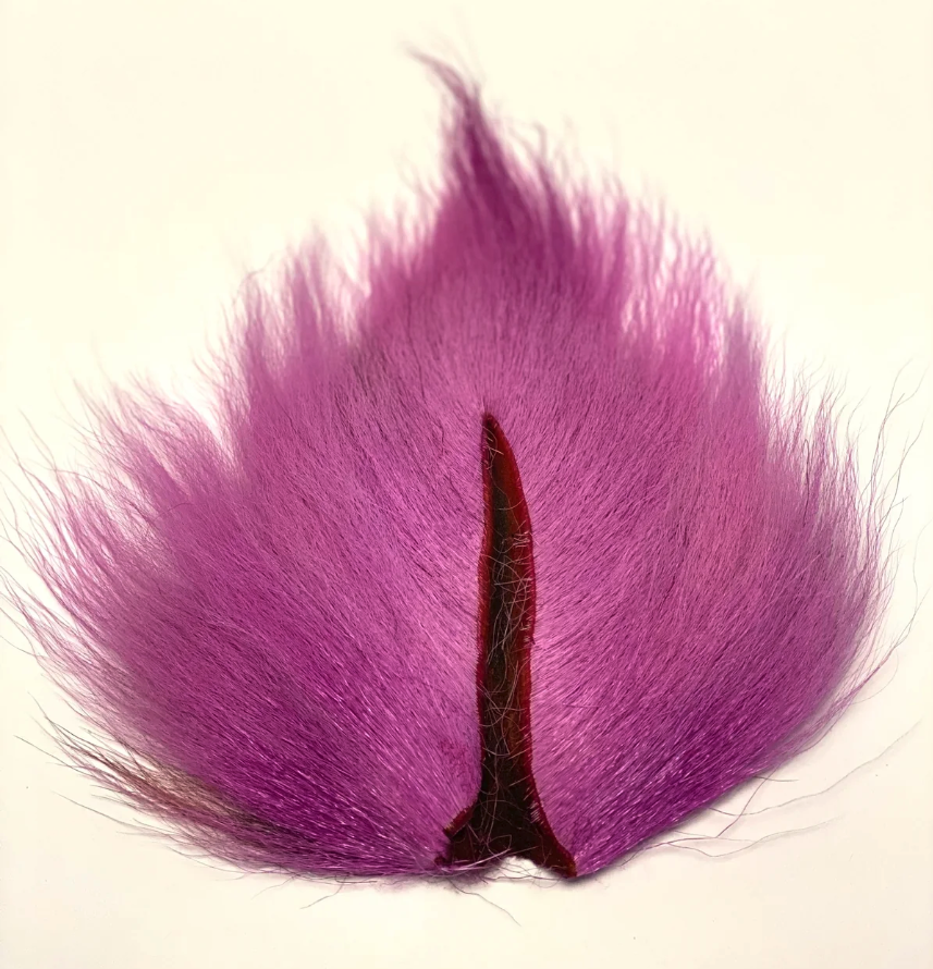 Marabou Brothers Bucktail El Presidente Grade Magenta color fly tying material