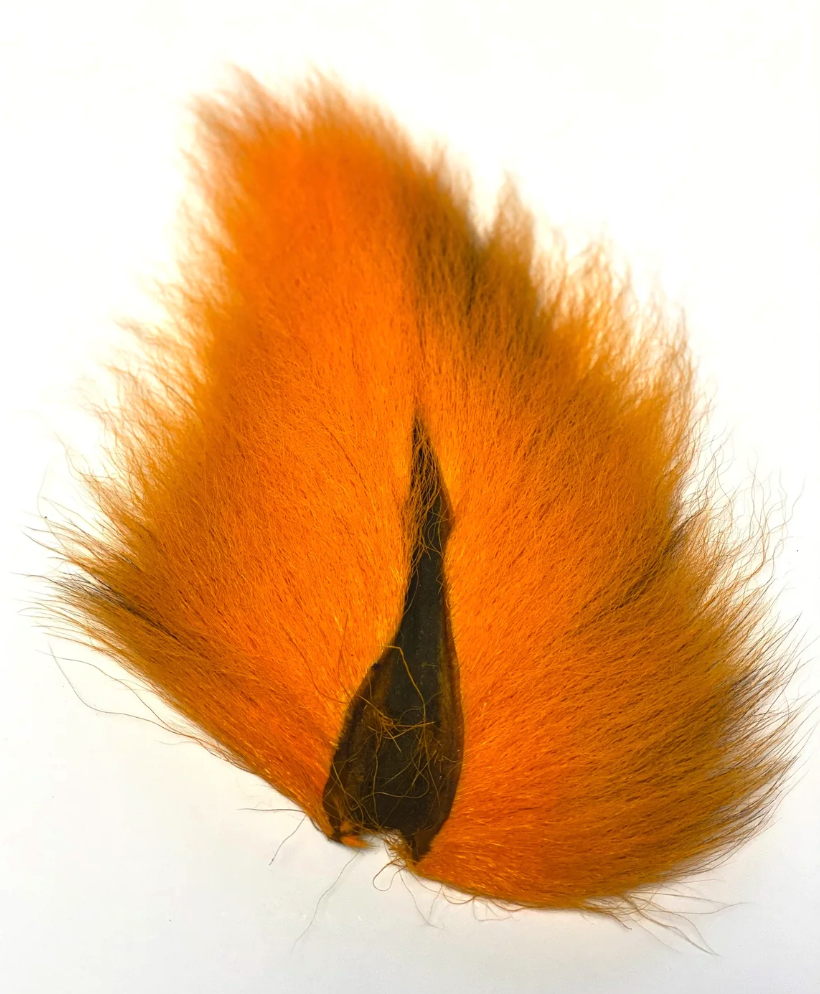 Marabou Brothers Bucktail El Presidente Grade Mango color fly tying material