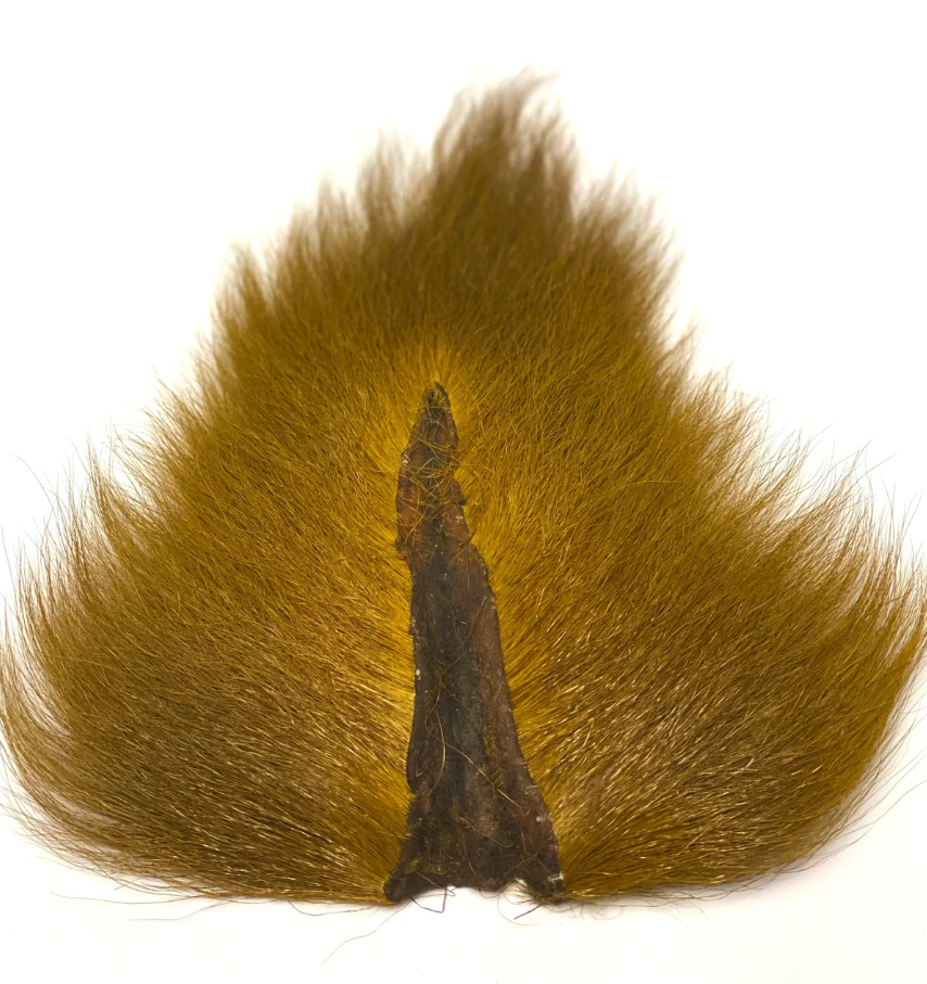 Marabou Brothers Bucktail El Presidente Grade Olive color fly tying material