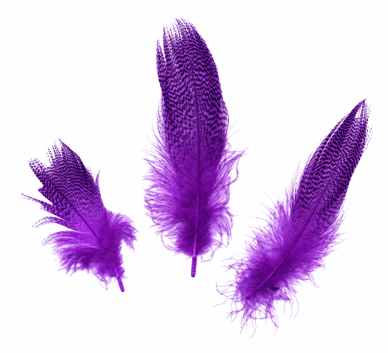 Marabou Brothers Mallard Duck Plumage 1/8 oz. Purple color fly tying feather material