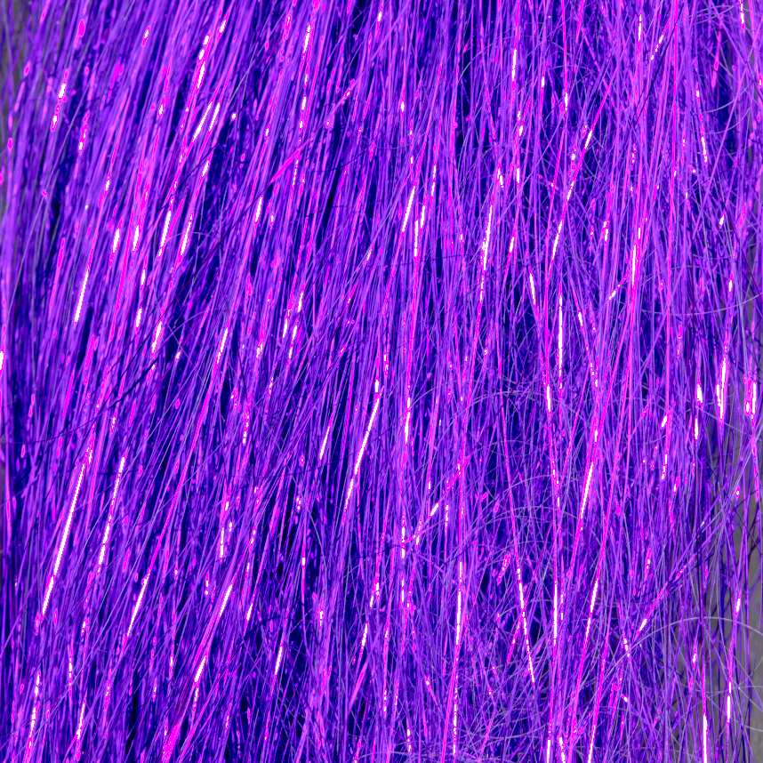 Utilize Angel Hair for a touch of brilliance in custom fly patterns.