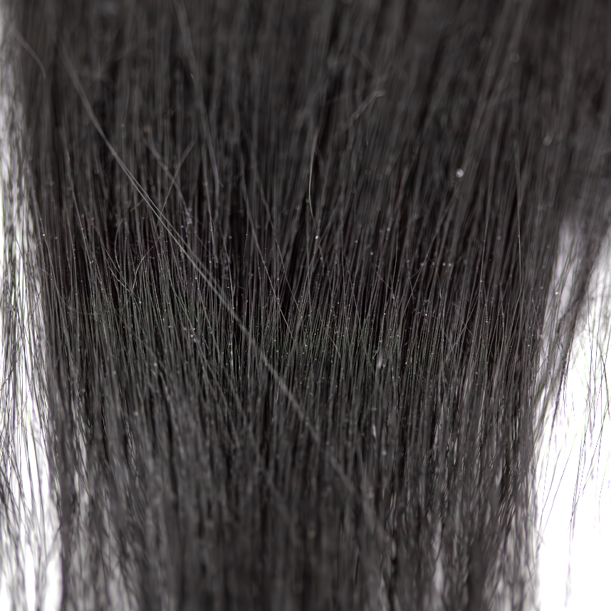 Patch of Cashmere Goat hair dyed blac