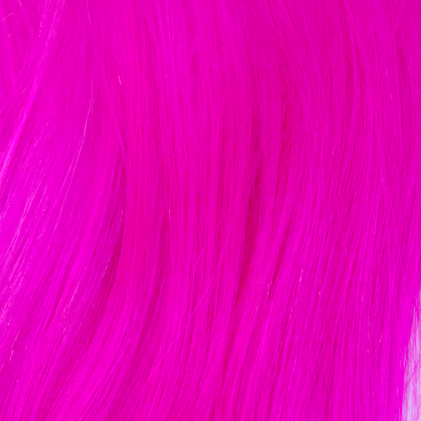 Patch of Cashmere Goat hair dyed hot pink