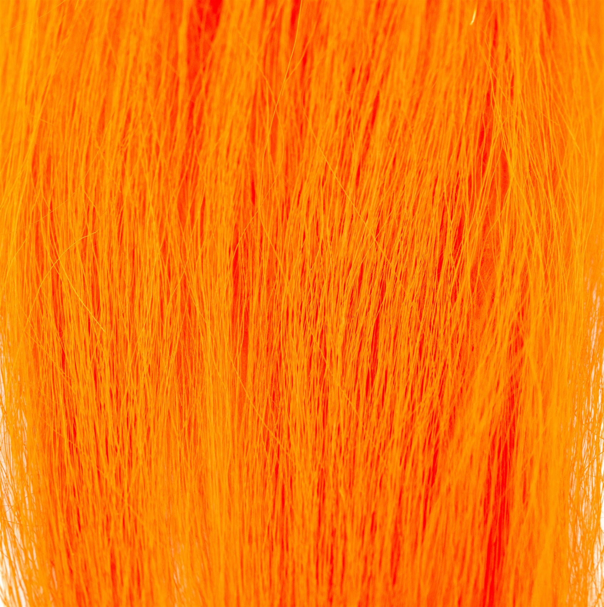 Patch of Cashmere Goat hair dyed orange