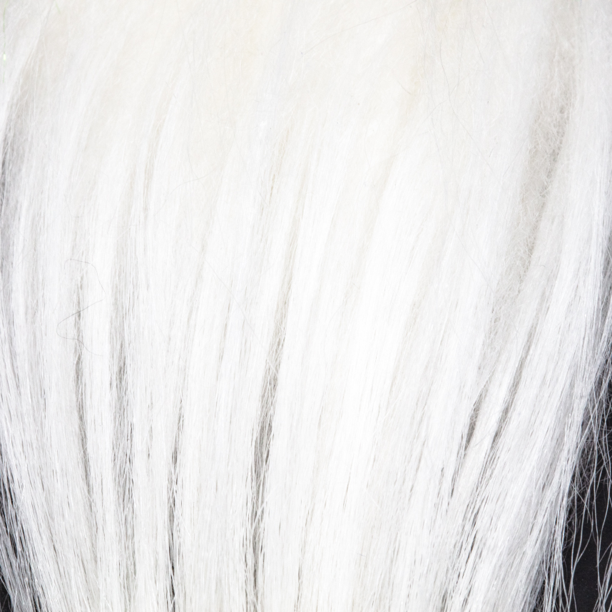 Patch of Cashmere Goat hair dyed white