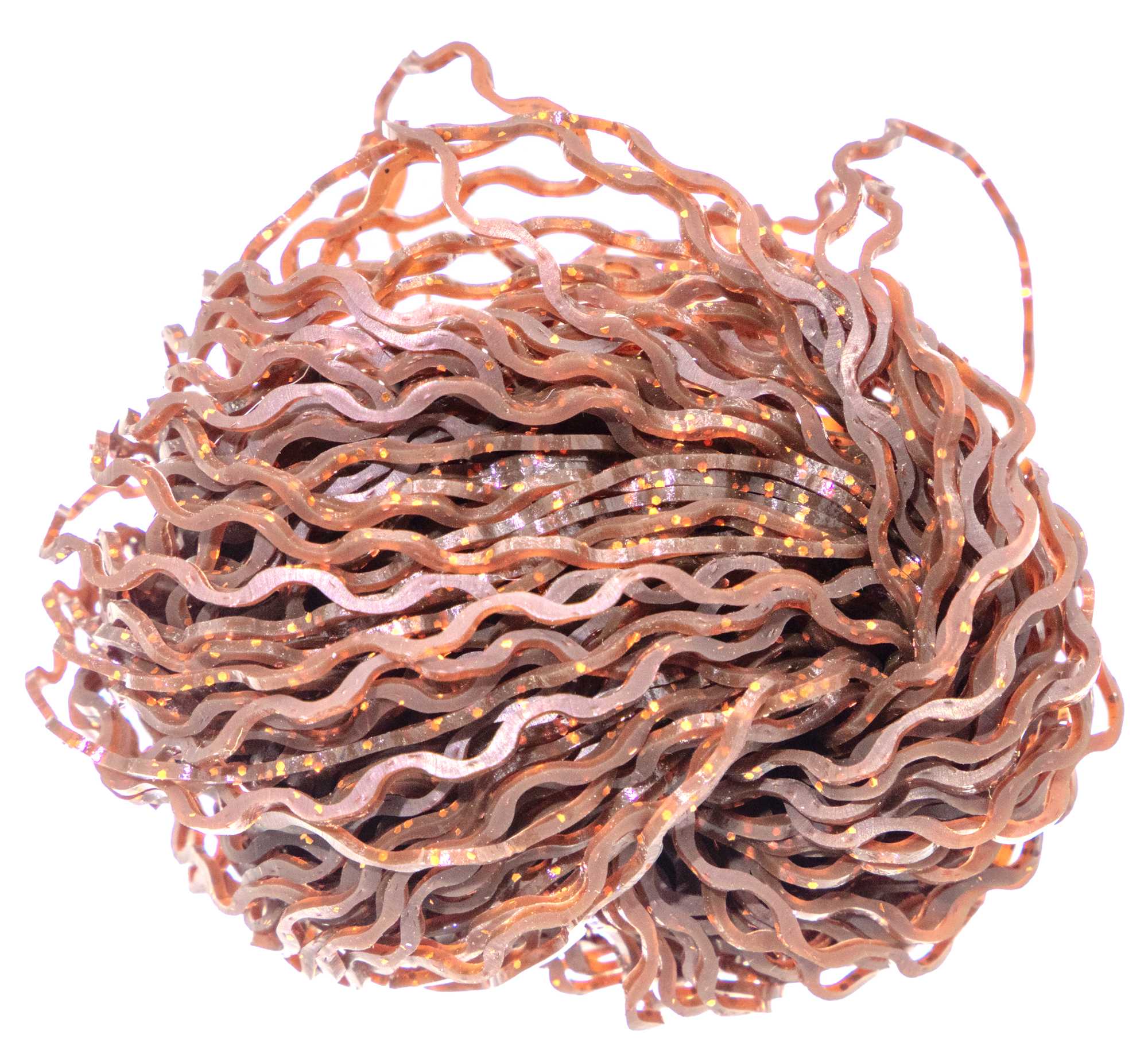 Brown/Orange Flake version of Nature's Spirit's Disco Wavy Legs